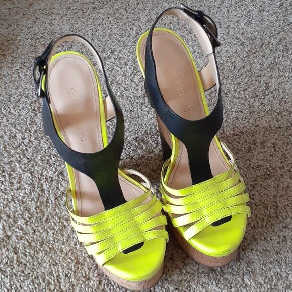 ENZO ANGIOLINI sandal heels 7.5 wore 1x